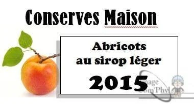 Abricots au sirop léger – étiquette