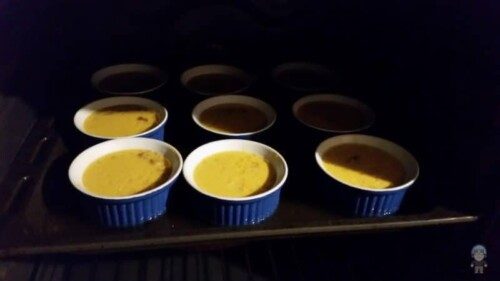 Flan de butternut sorti du four