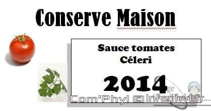 Capture Étiquette Sauce Tomates Céleri
