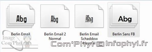 Email Berlin – Police-Fonte