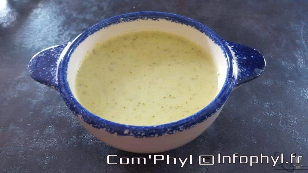 Velouté glacée Courgettes et Chèvre