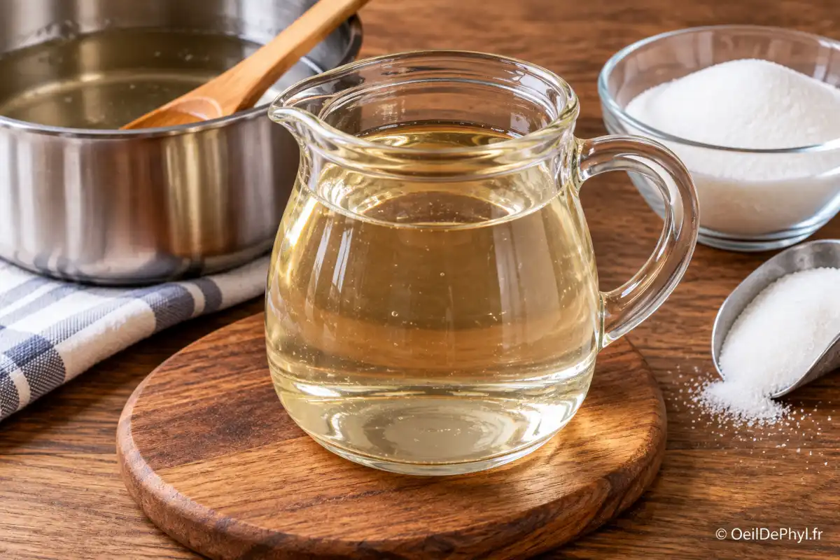 preparation de sirop de sucre maison odp