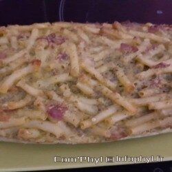 Cake aux macaroni Basilic et Jambon