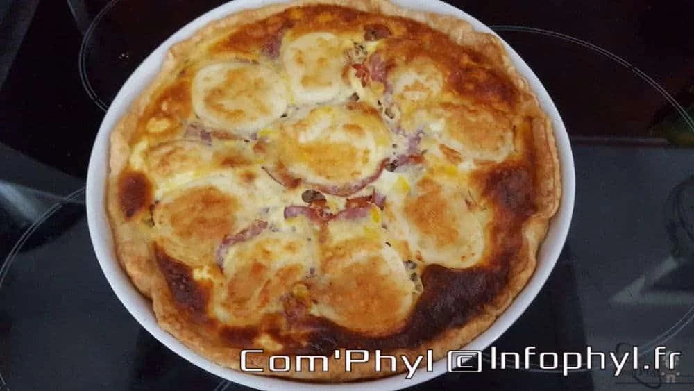 Tarte tomates cerises et mozzarella