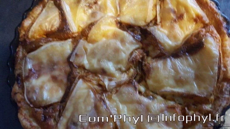 Pruneau, bacon, feuilleté,