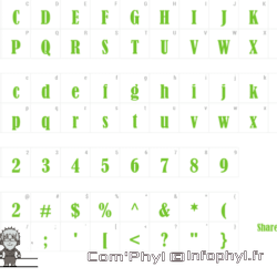 Capture Bernard Mt Condensé - Police Fonte