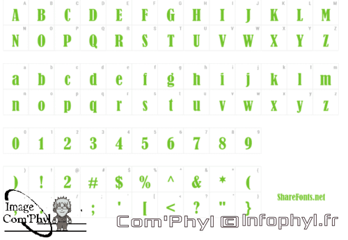 Capture Bernard Mt Condensé - Police Fonte