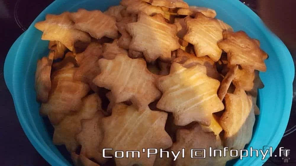 Galette sablée en forme d'étoile