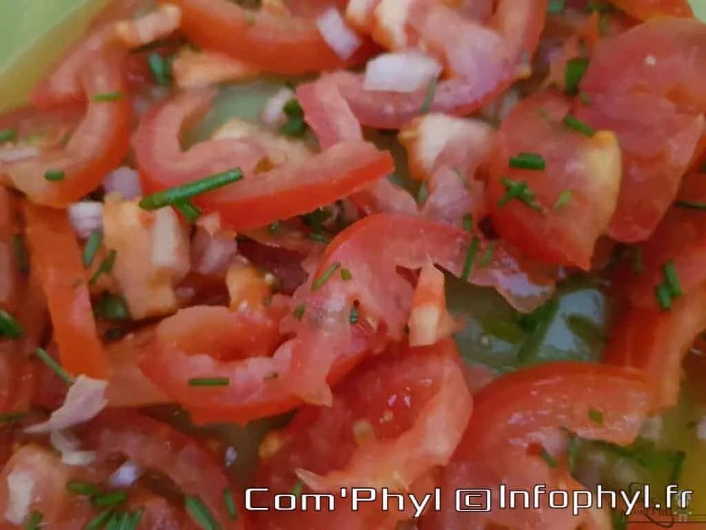 Salade de tomates