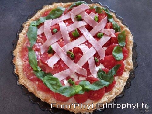 Tarte Tomates Mozzarella