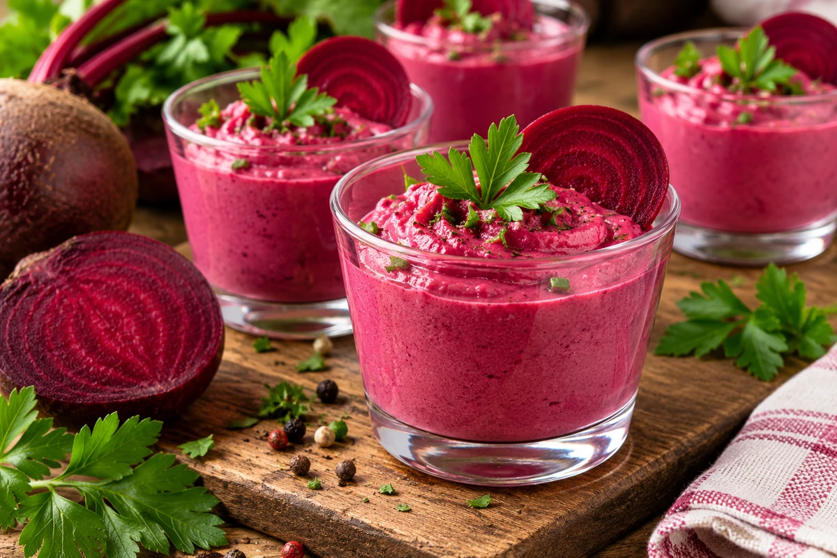 mousse de betteraves