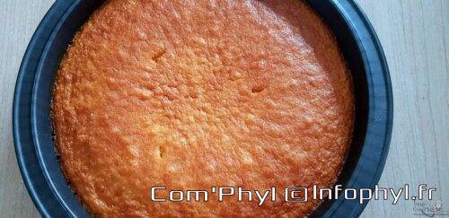 Gâteau Cointreau zestes d'orange