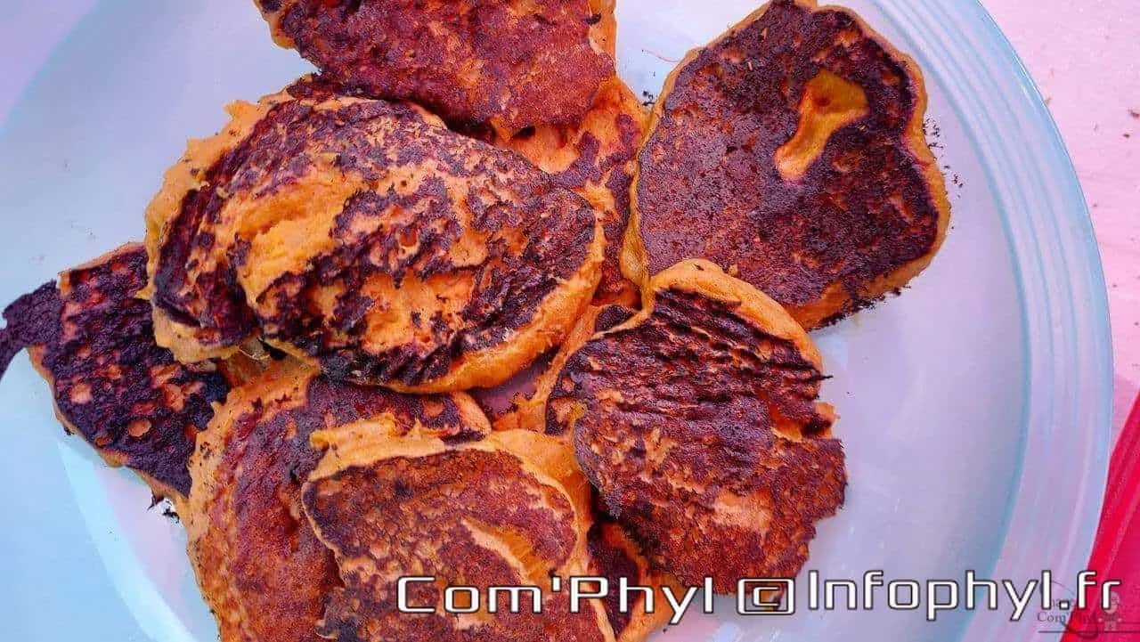 Blinis de patate douce
