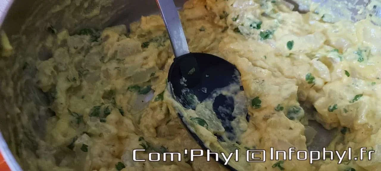 Concombre chaude au curry