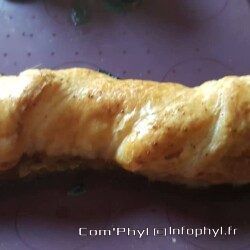 Feuilletée d'asperge verte