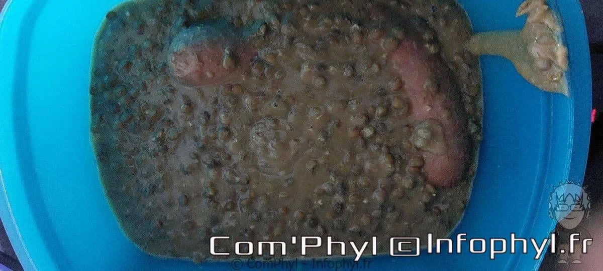 saucisses fumées au lentilles faon ninja foodi