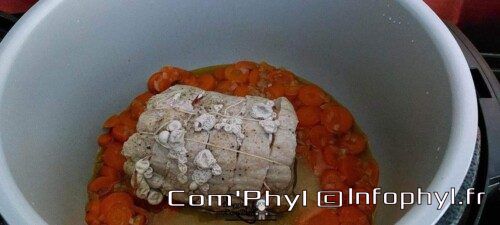 roti de porc ninja foodi bacon