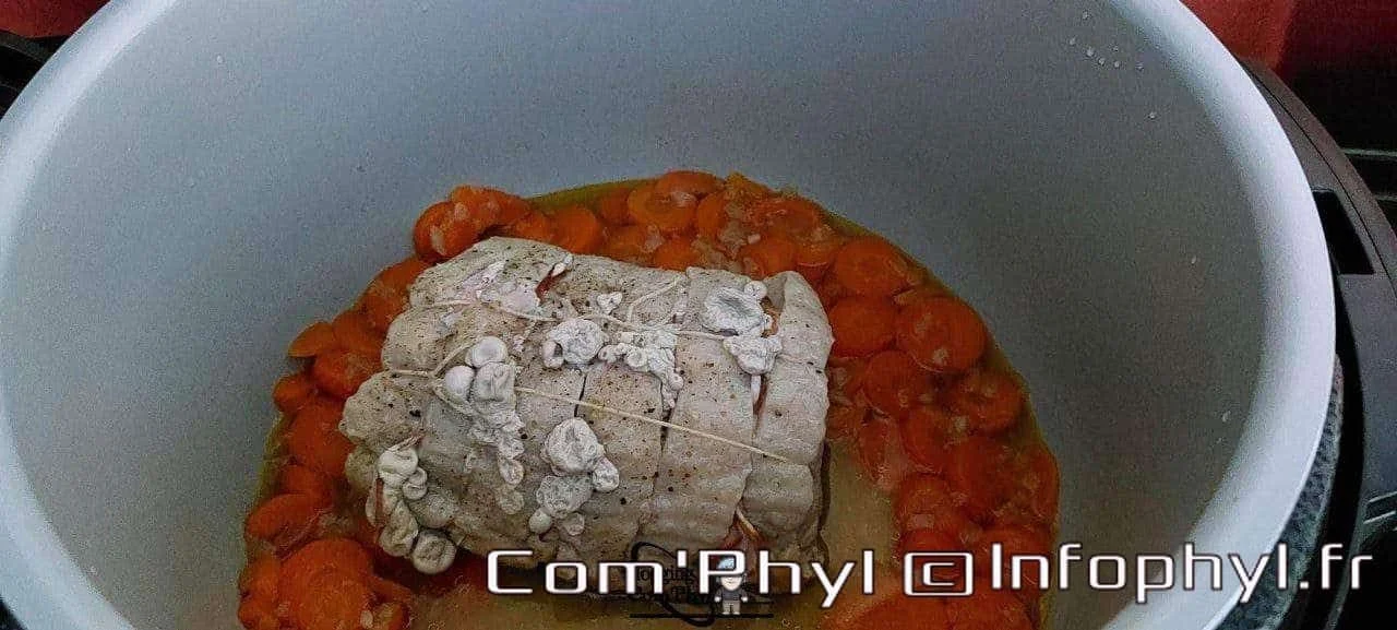 Rôti de porc – Bacon Façon Ninja foodi