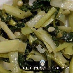 chou chinois pak choi au wok