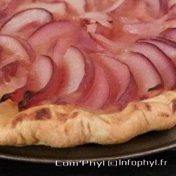 tarte fine nectarine cuite