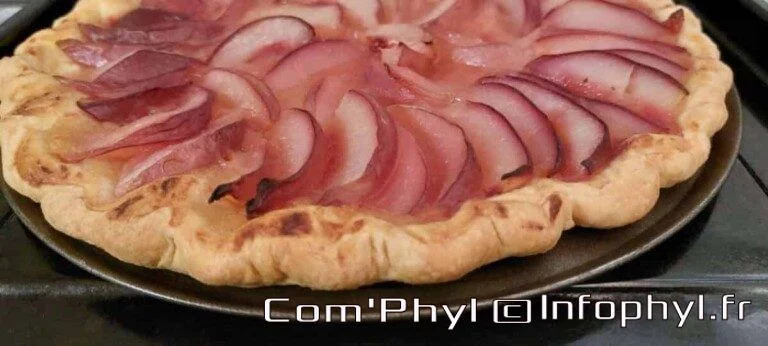 Pomme,Tarte fine aux pommes