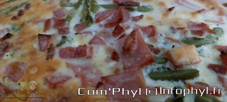 Pruneau, bacon, feuilleté,