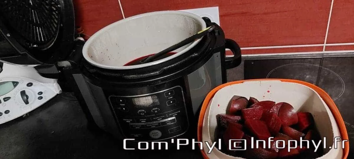 Cuisson des betteraves au ninja foodi