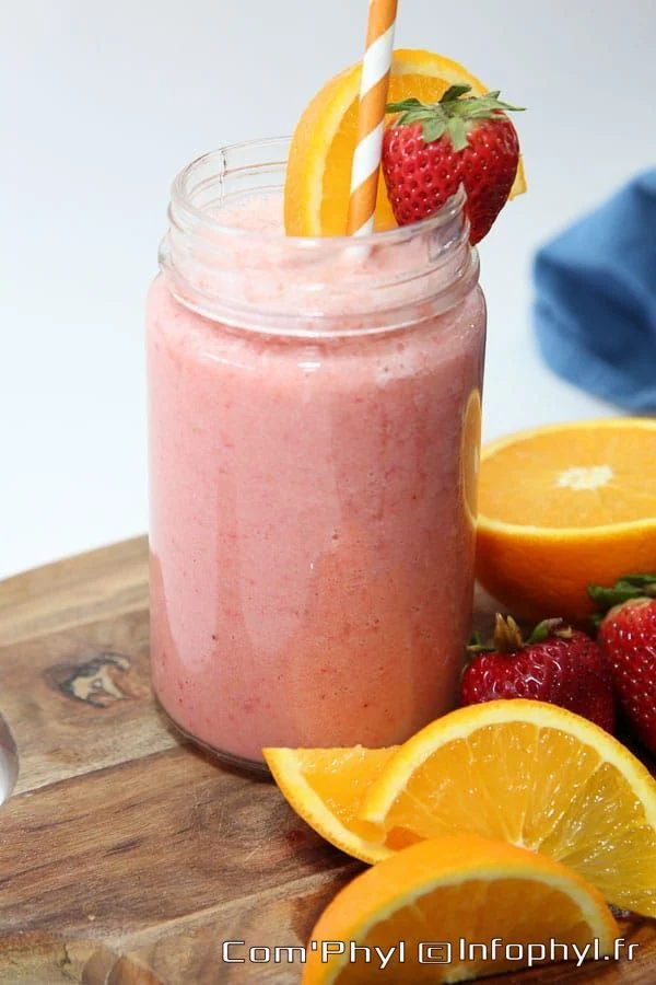Smoothie ananas mangue