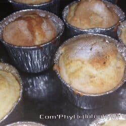 Muffin à la fleur d'oranger