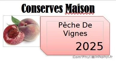 Pêche de vignes – Étiquettes