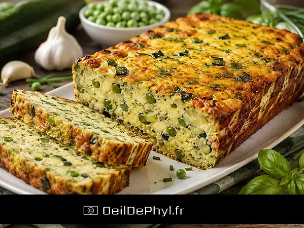 Flan de légumes au chèvre frais