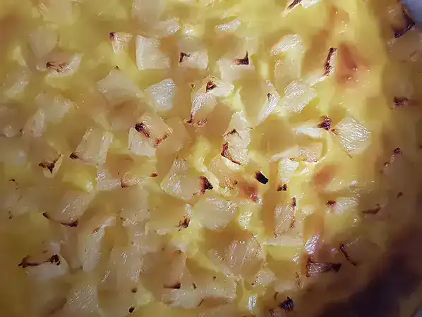 Flan pâtissier ananas sans pâte