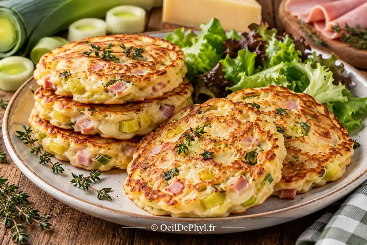 pancakes sales aux legumest