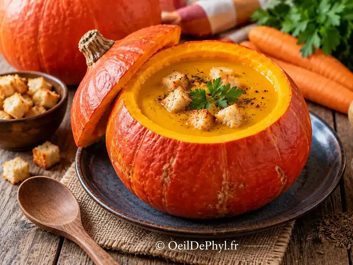velouté de potimarron au cumin odp