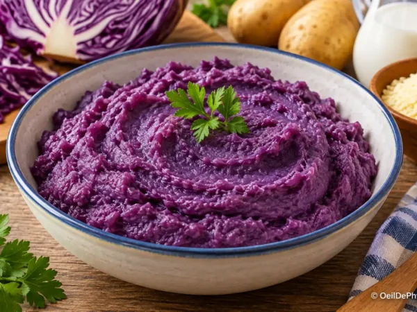 Purée de chou rouge